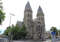 Frontansicht der Herz-Jesu-Kirche in Koblenz © Koblenz-Touristik GmbH